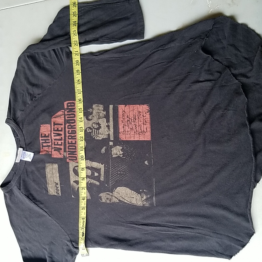 (The velvet underground) long sleeve Large black
